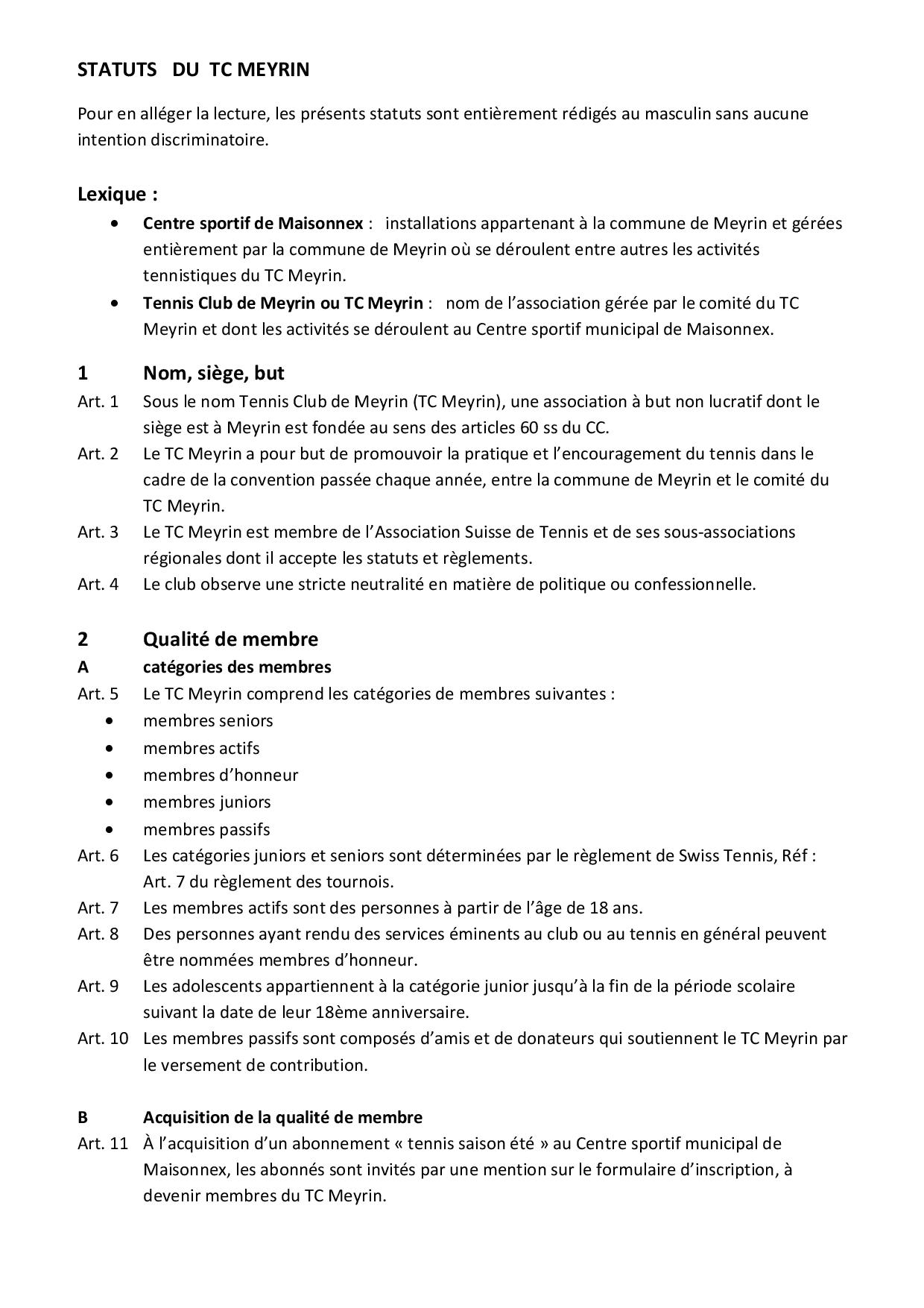 statuts 1